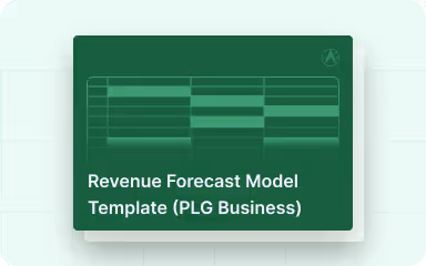 Cover Image for Revenue Forecast Template (PLG Business)