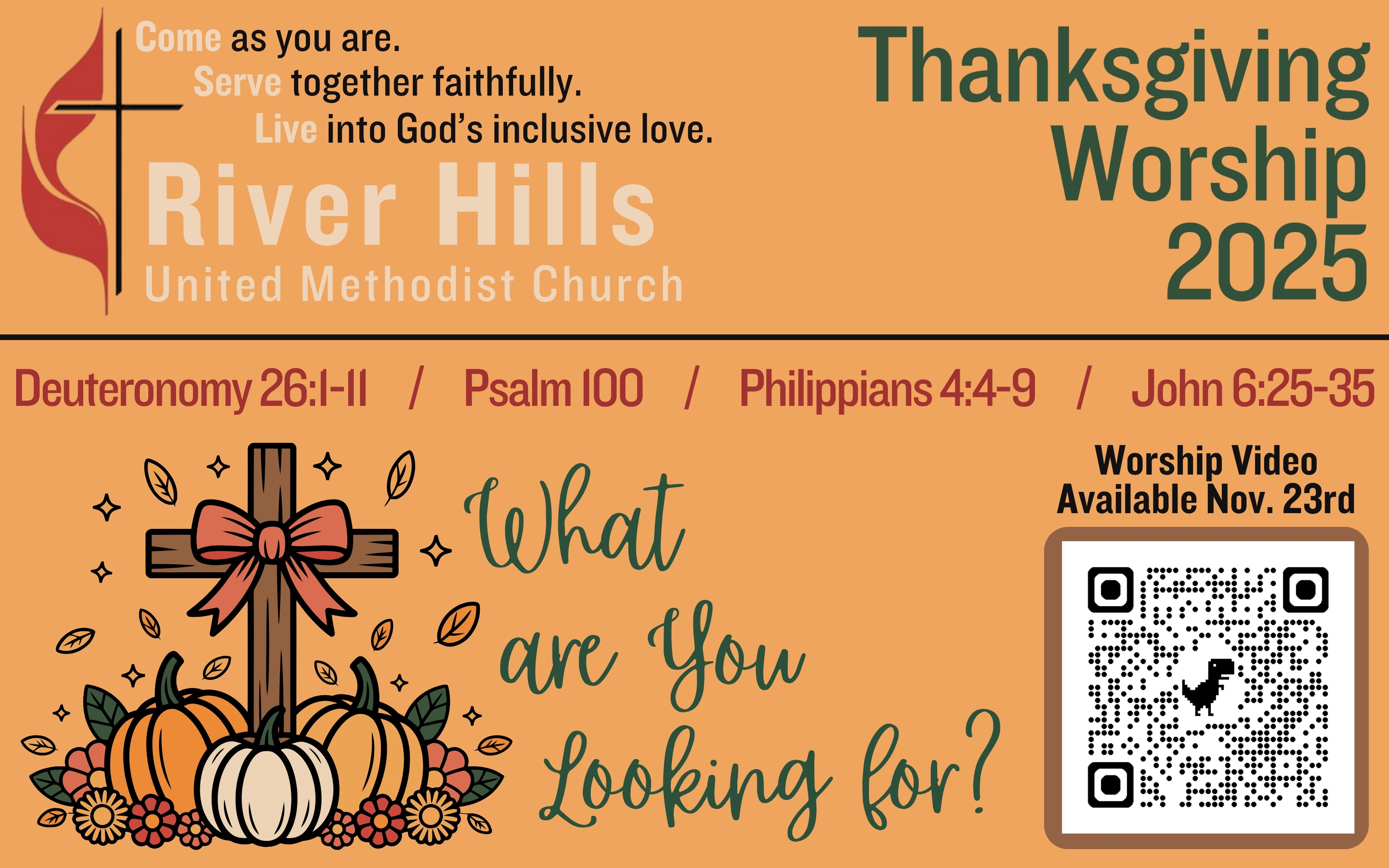 Thanksgiving Worship