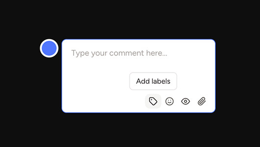 Add Labels on Comment Creation