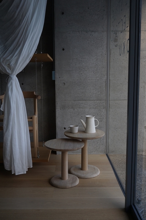 Pon Side Table / Model1290 / Oak Light Oil