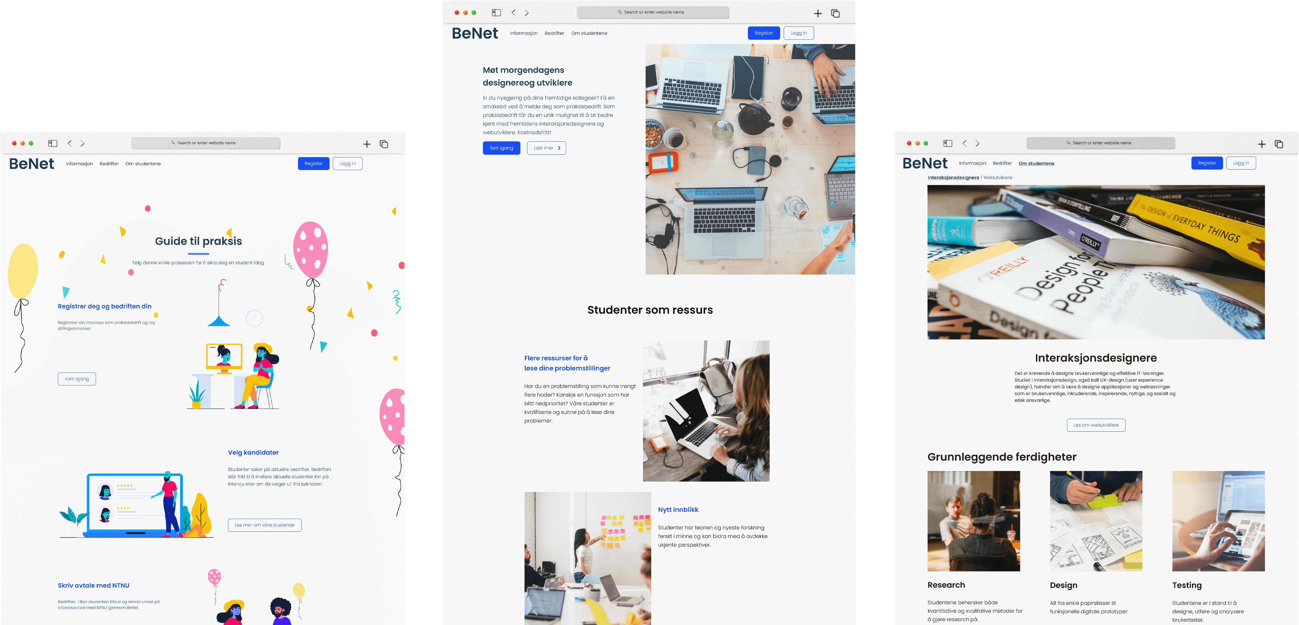 Preview of final design of BeNet