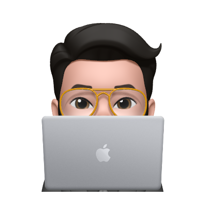 Apple Emoji of Syed Hussain holding a laptop

