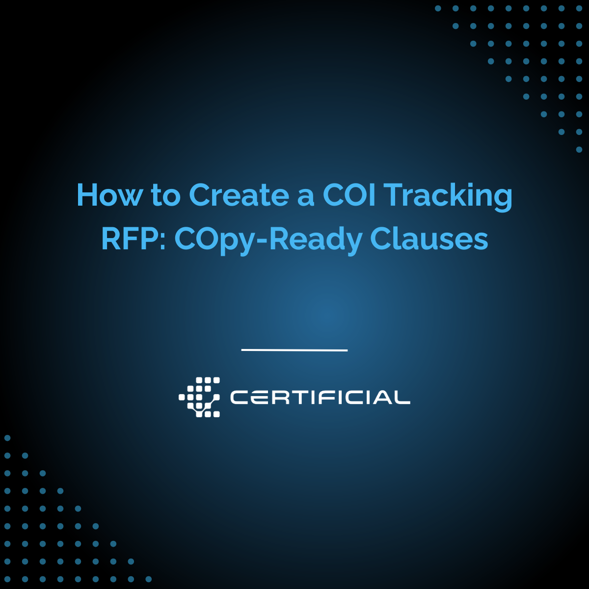 COI Tracking Software RFP Requirements: Copy-Ready Clauses for Your Evaluation
