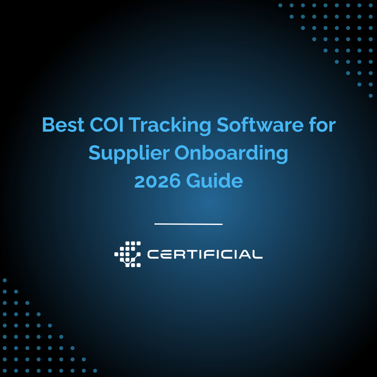 Best COI Tracking Software for Supplier Onboarding: 2026 Guide