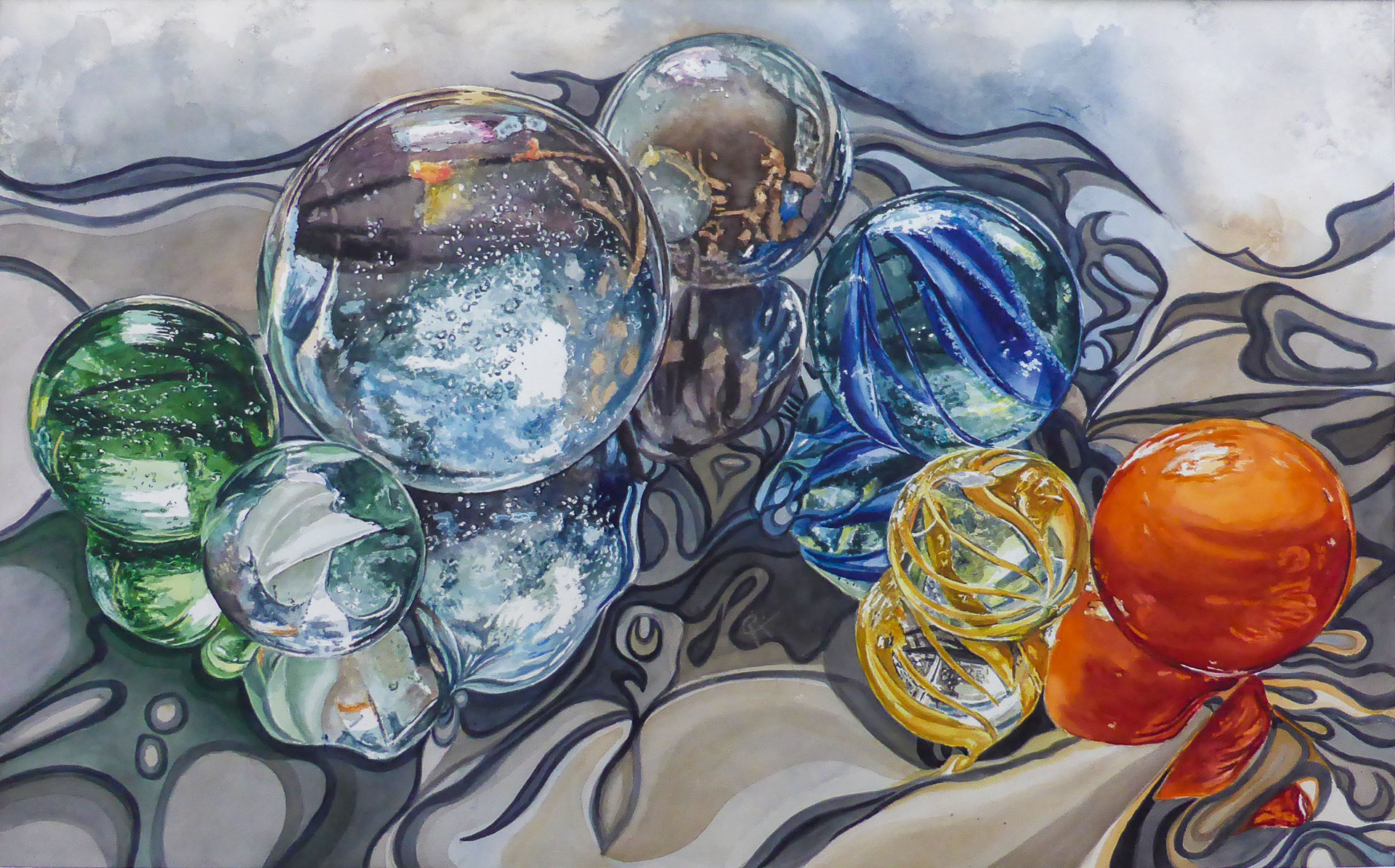 Billes Couleur - 102x64 cm