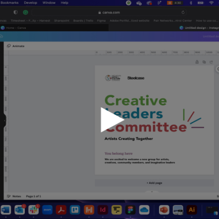 Video example from brand kit