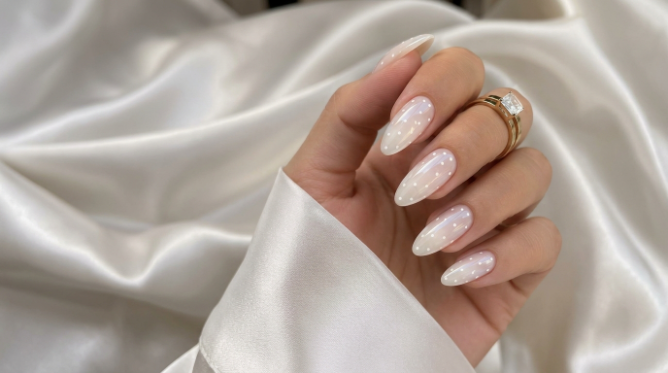 milky nails 2026 trends