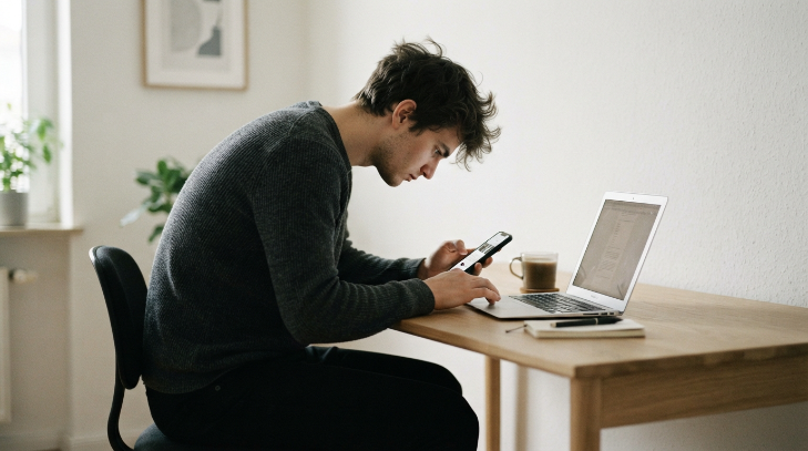 Tech neck: qué es y por qué tu celular podría estar dejando tensión en tu cuello