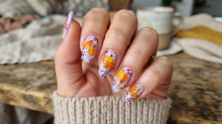 inspiracion nail art para dia de muertos