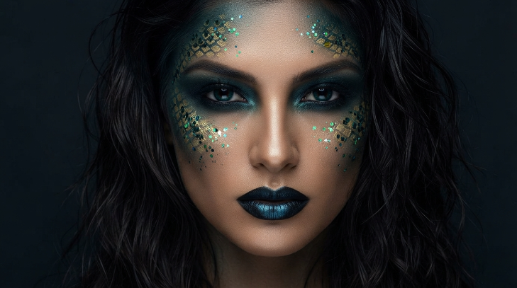 dark sirena halloween make up ideas