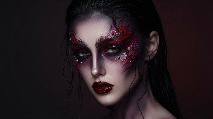 Swan noir halloween make up ideas