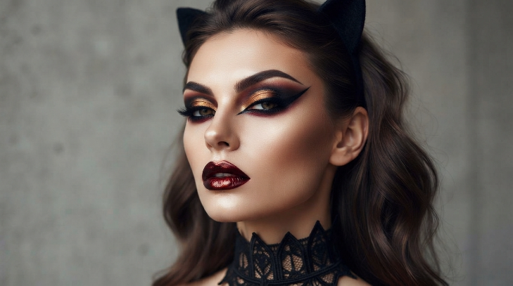 smoke cat halloween make up ideas