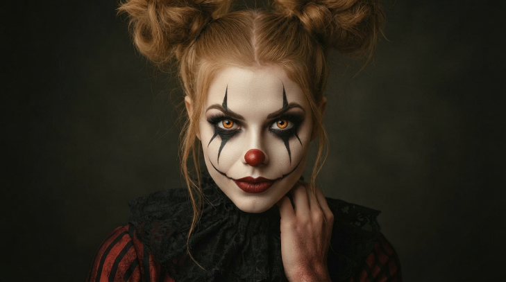 clown halloween make up ideas