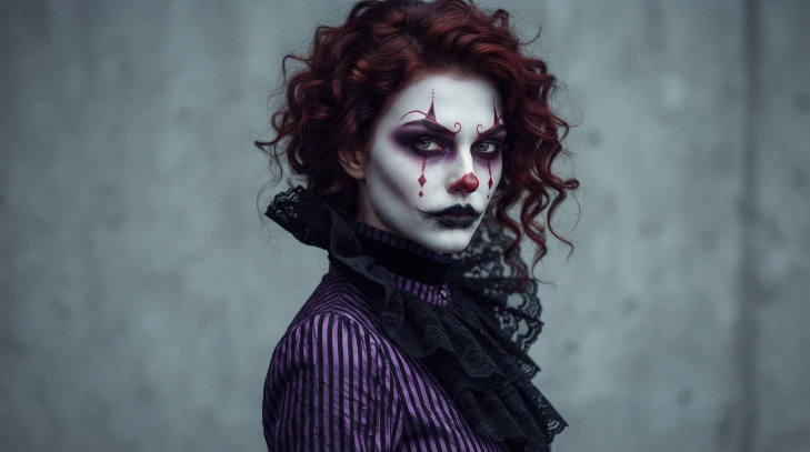 clown halloween make up ideas