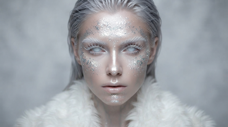 ghostly glow halloween make up ideas