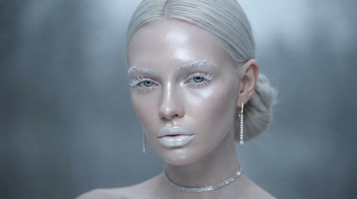ghostly glow halloween make up ideas