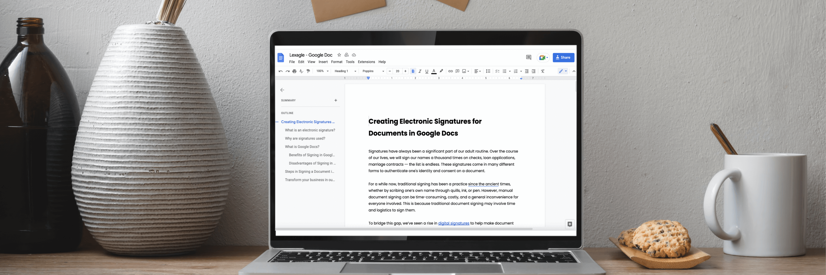 Creating Electronic Signatures for Documents in Google Docs
