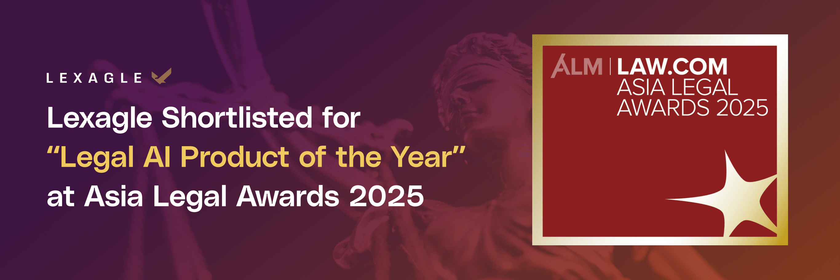 Lexagle Shortlisted for Legal AI Product of the Year 2025