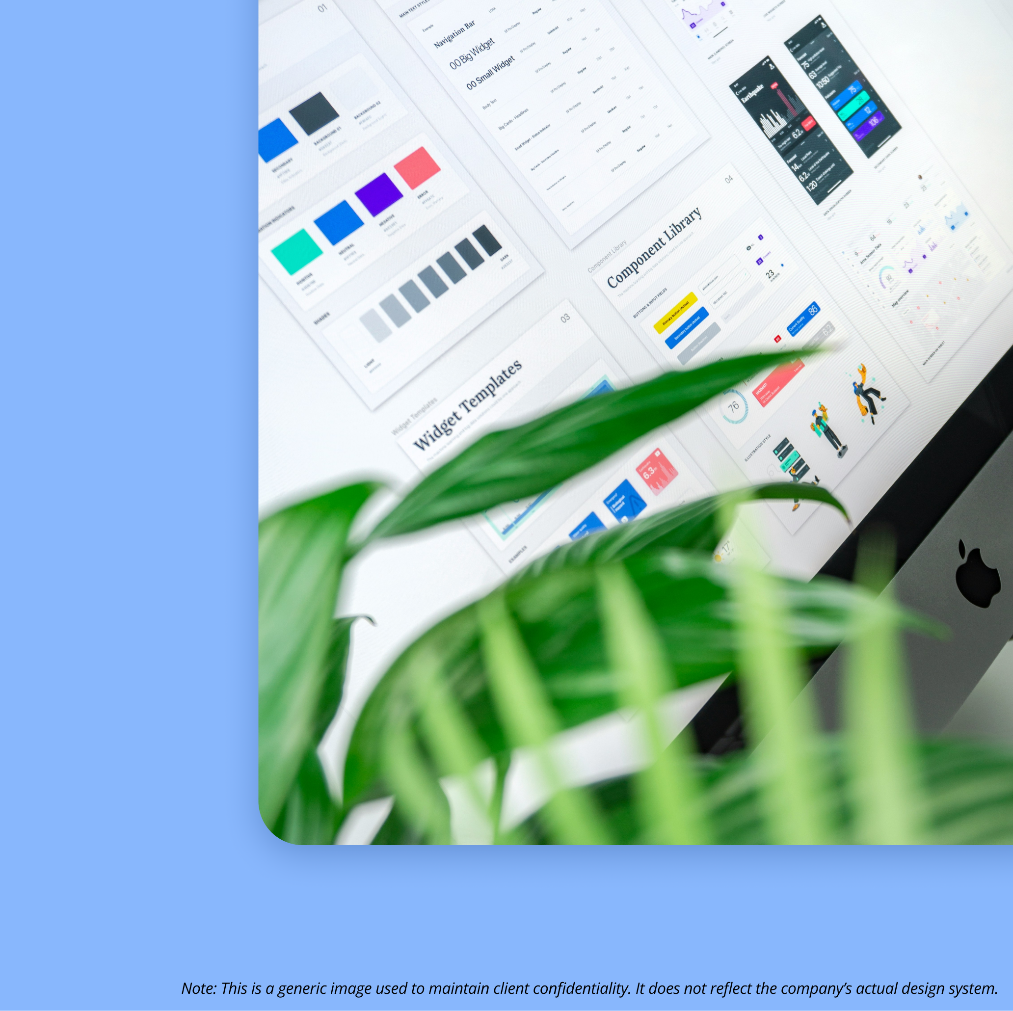 Stock image of a design system.