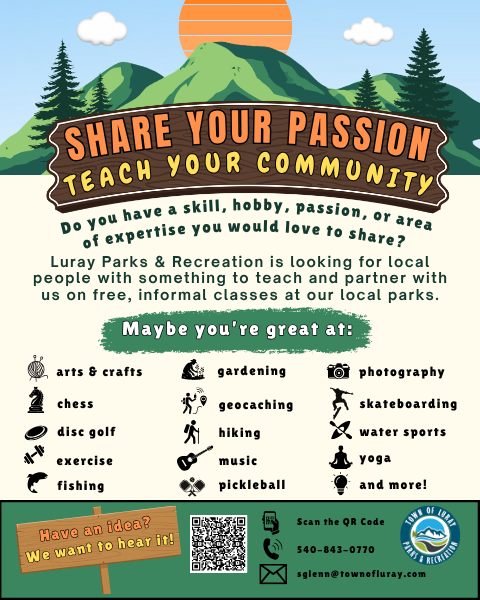 Share Your Passion Teach Your Community