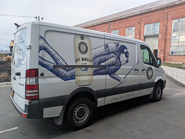 Mare Island Brewing Co. delivery van