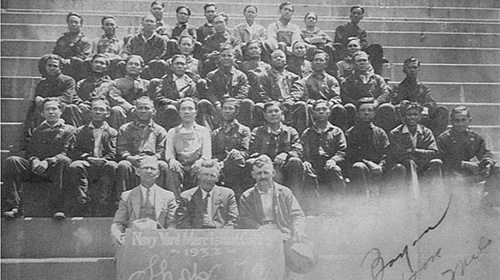 By the 1930s, hundreds of Filipino workers were helping power Mare Island Naval Shipyard—part of a community that would grow to as many as 1,500 Filipino shipyard workers by 1942.