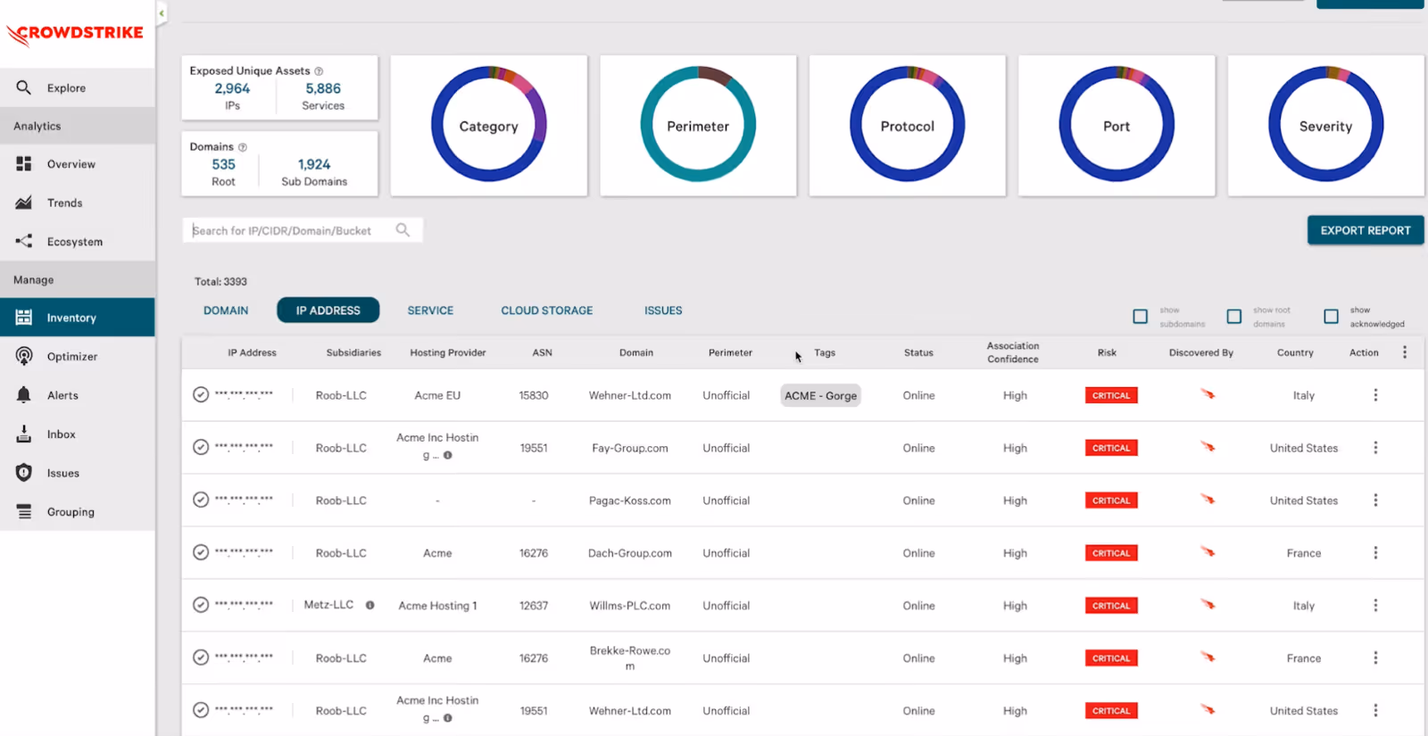Best attack surface management tools - CrowdStrike Falcon Surface