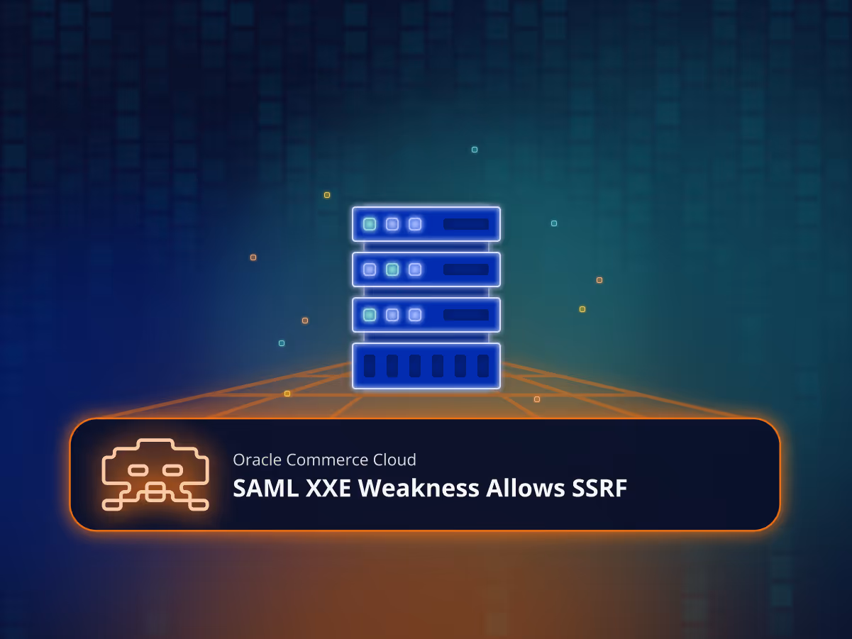 Simple Bugs in SAML Apps - Oracle Commerce Cloud 