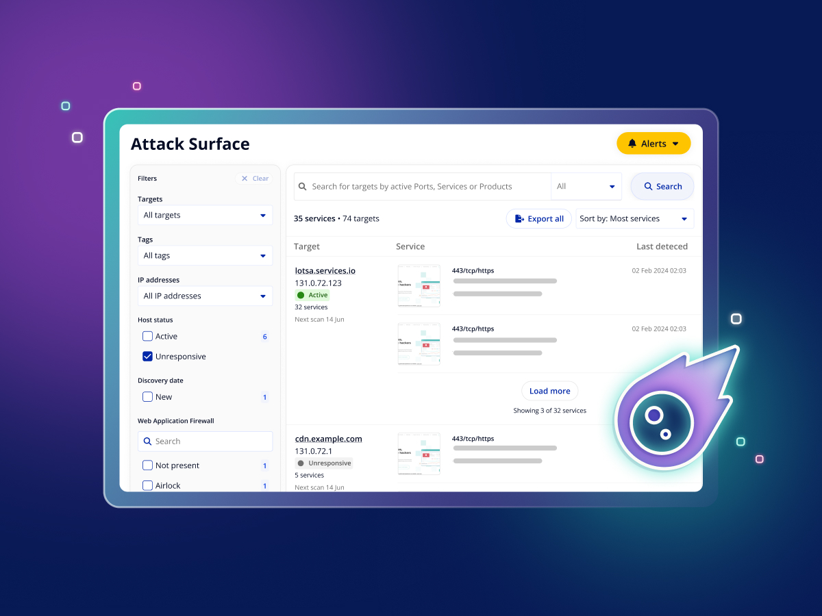 See what's exposed with Attack Surface view