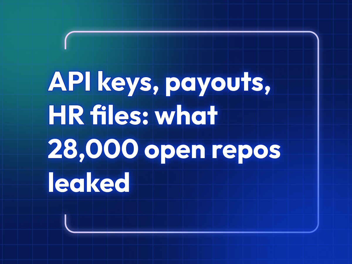 API keys, bank details, disciplinary files: what 28,000 exposed git repos gave up