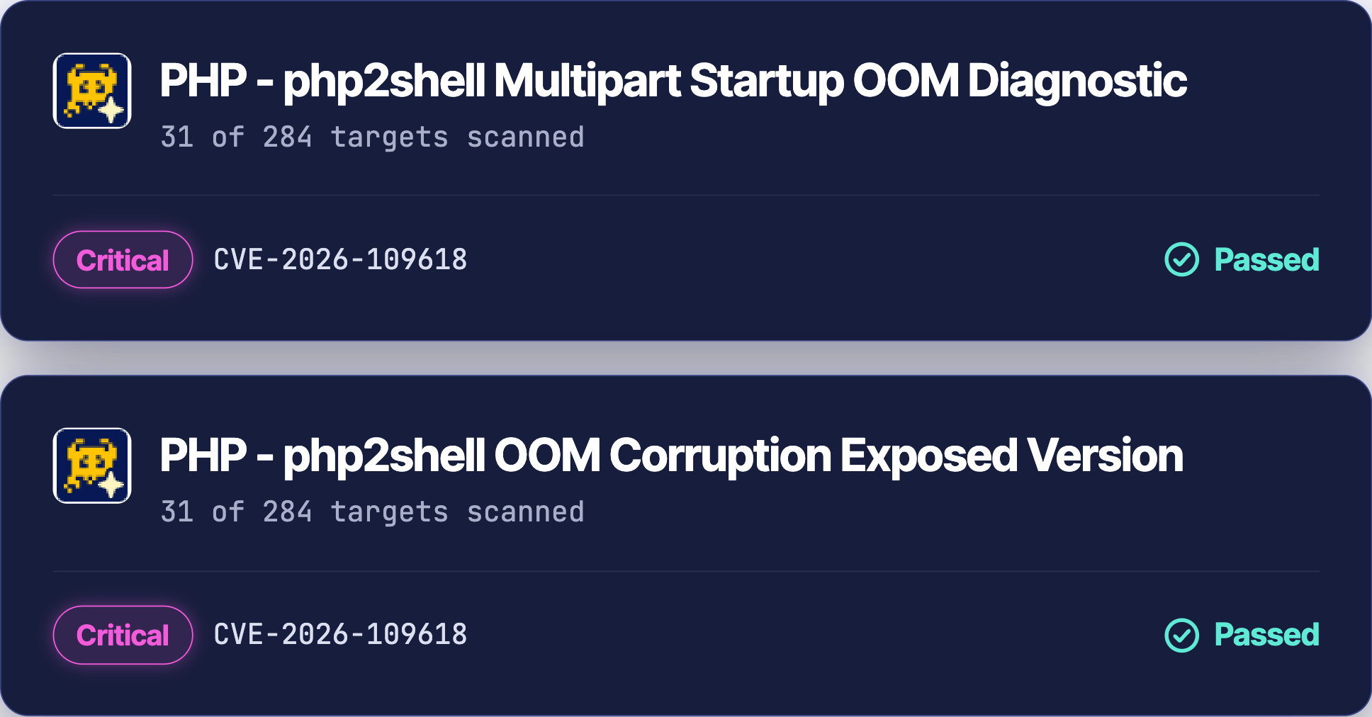 Automated PHP vulnerability scanner
