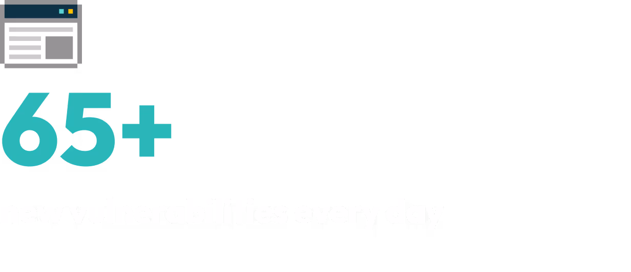 65+ new vulnerabilities every day