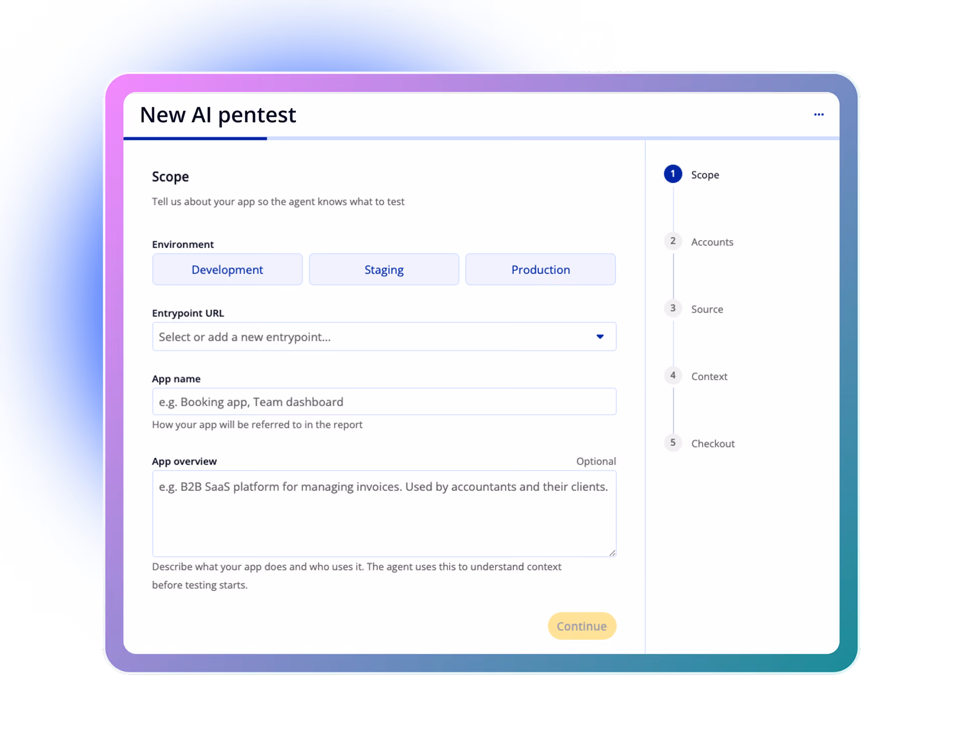 Intruder AI pentesting report view