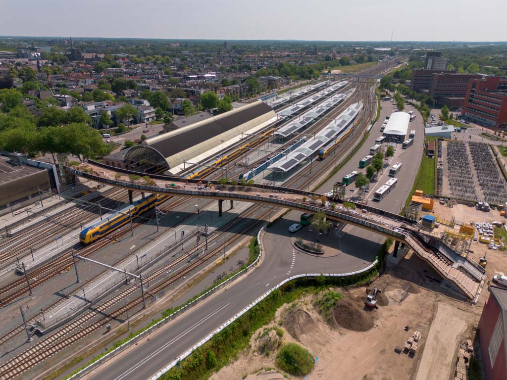 Een unieke brug in Zwolle zorgt voor verbinding
