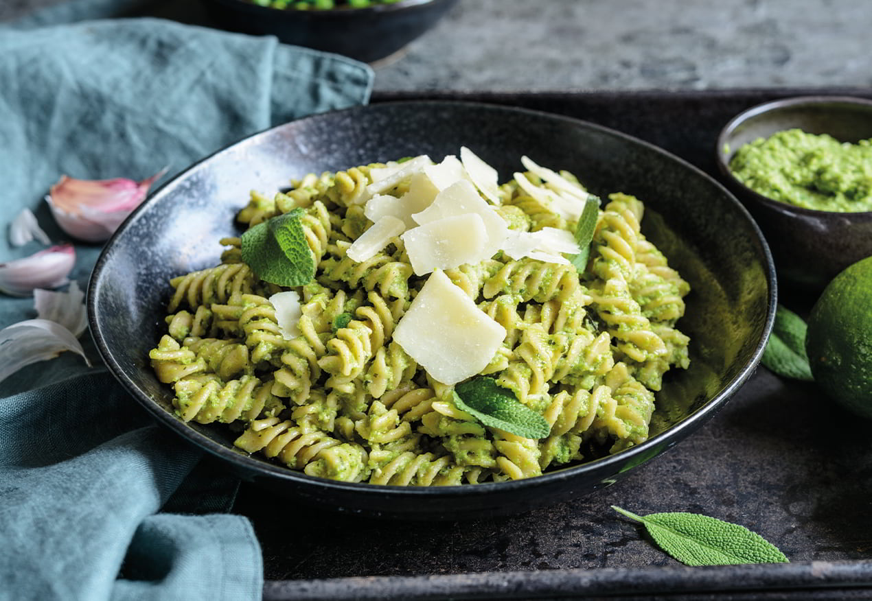 Kürbiskern-Pesto Pasta