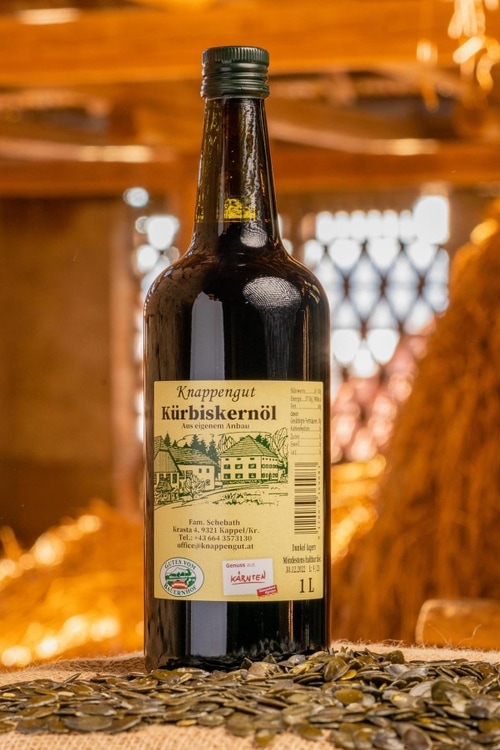 Kürbiskernöl 1 Liter Knappengut