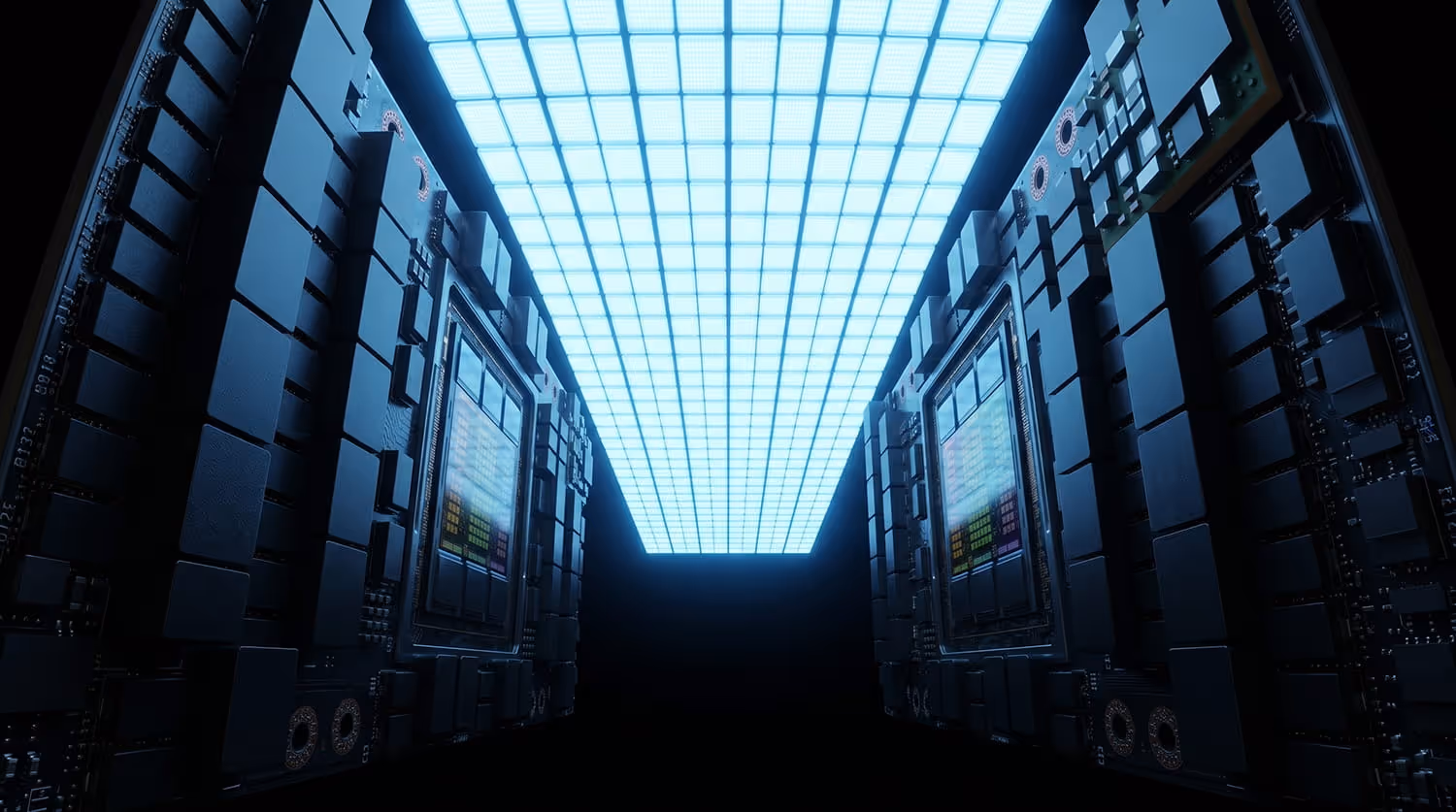 Datacenter aisle