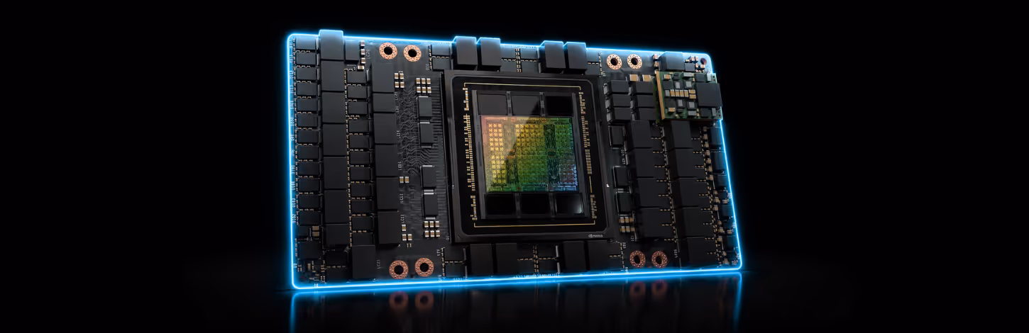 NVIDIA HGX B300 8-GPU baseboard render