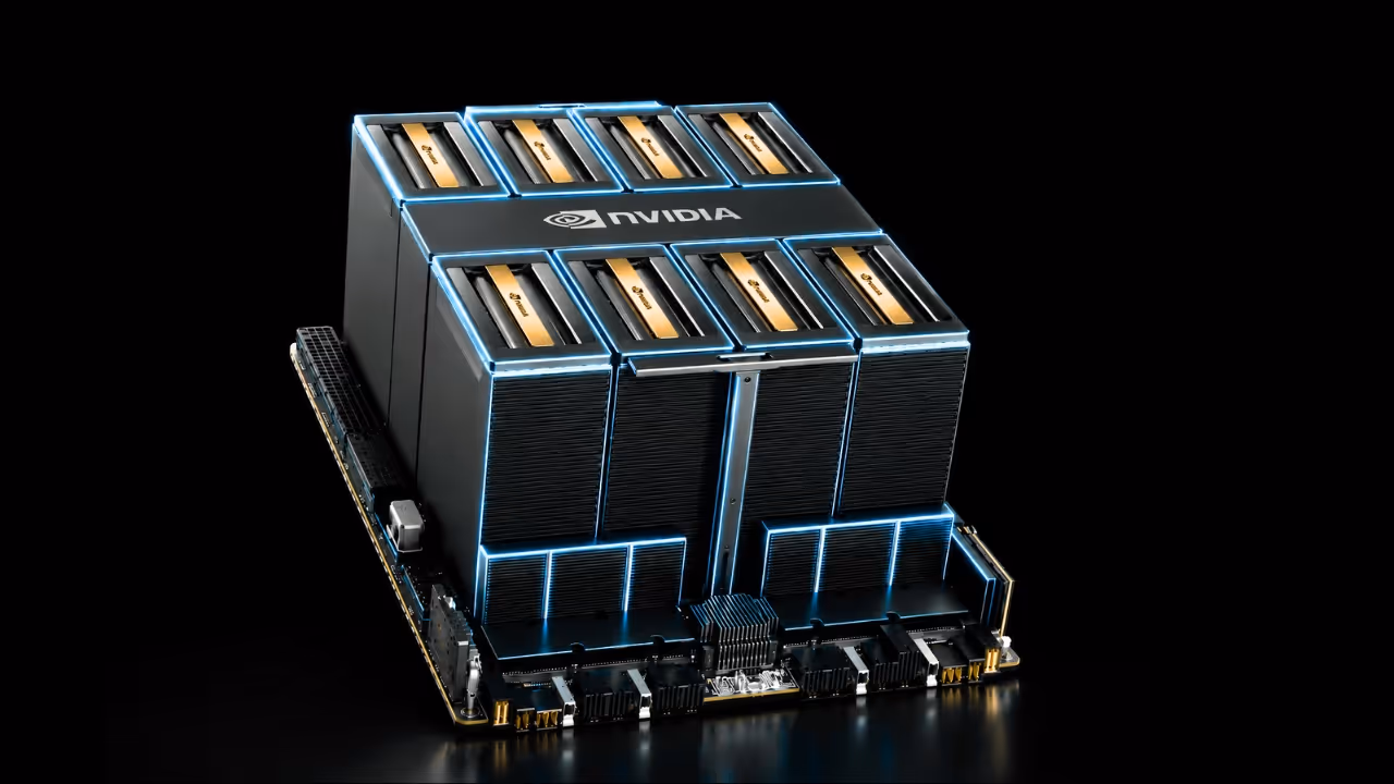 NVIDIA HGX B300 8-GPU baseboard