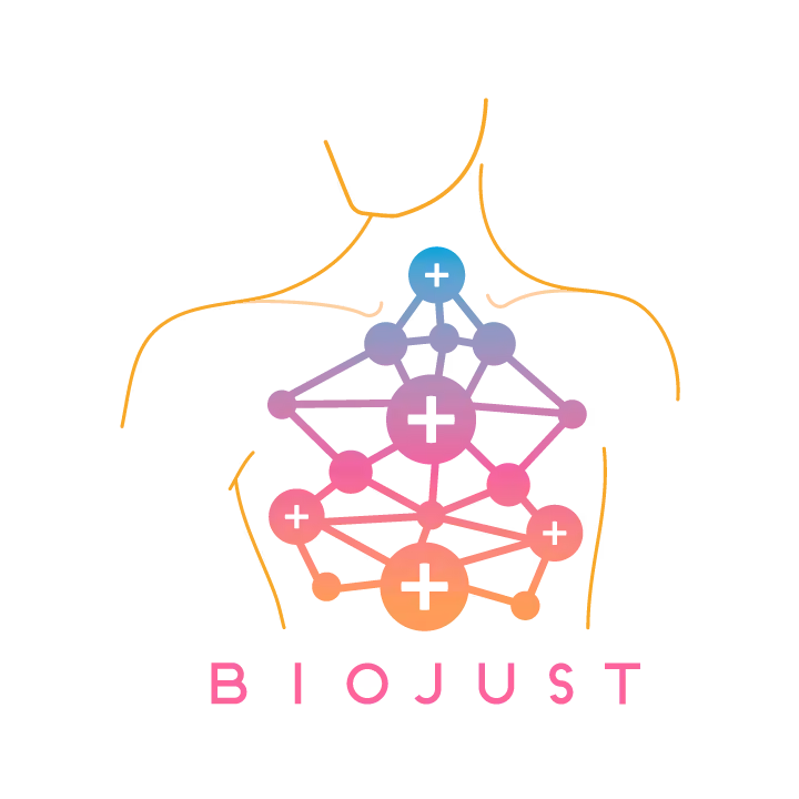 NeuroJust Mobile Logo with brain web