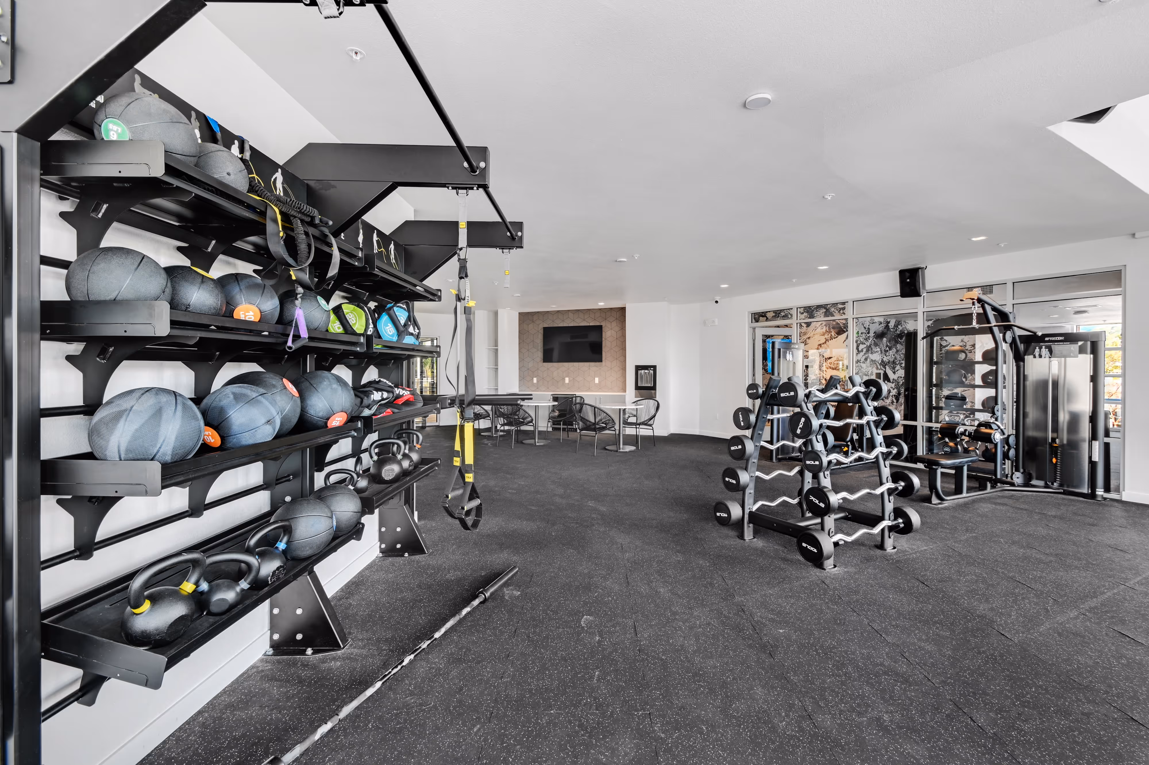 Fully equipped gym