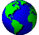 Spinning globe