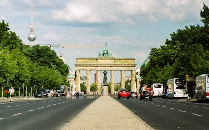 Porte de Brandebourg à Berlin, symbole de l'apprentissage de l'allemand au Goethe-Institut