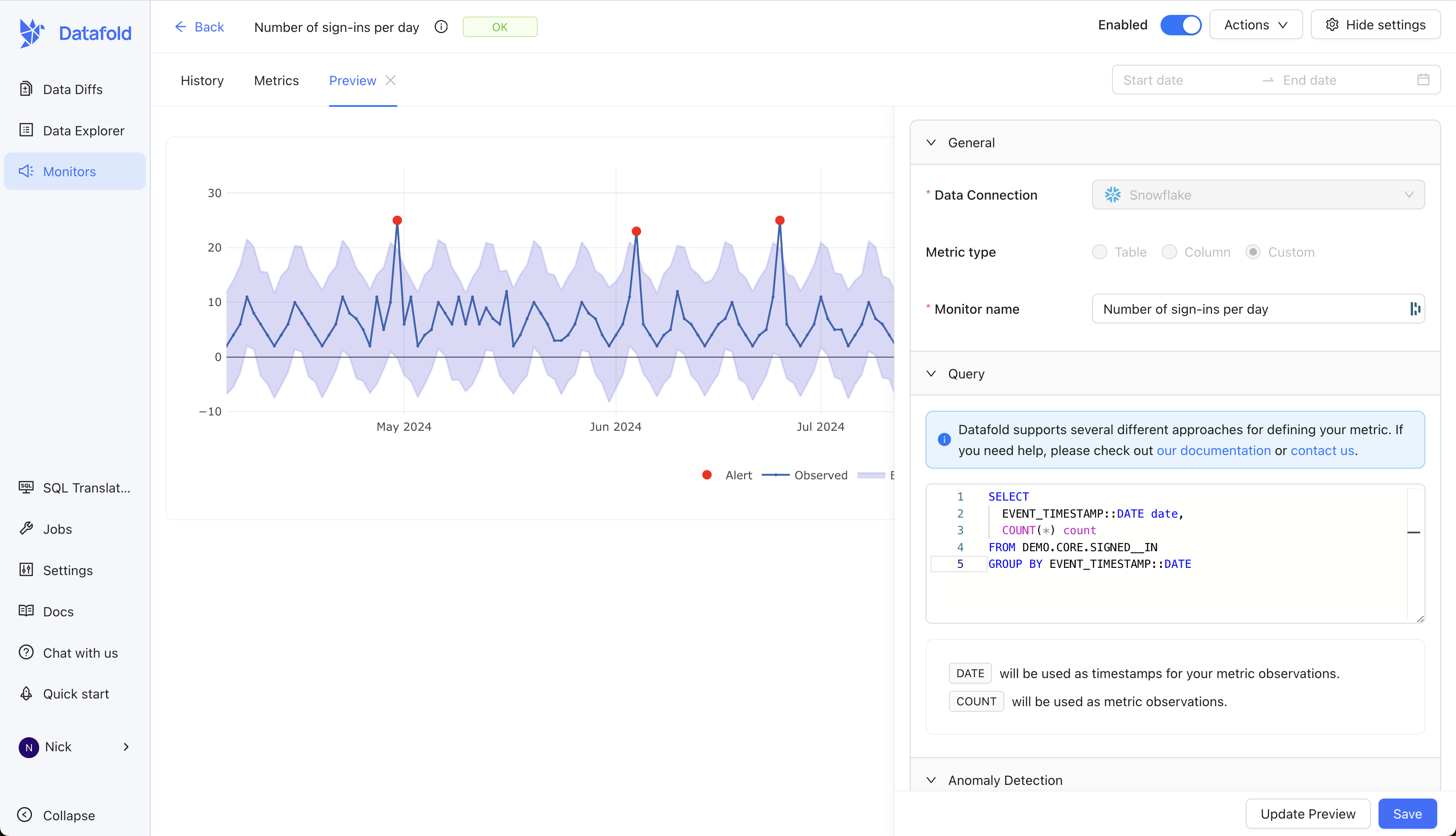 Datafold Changelog | Latest Platform Updates & Features