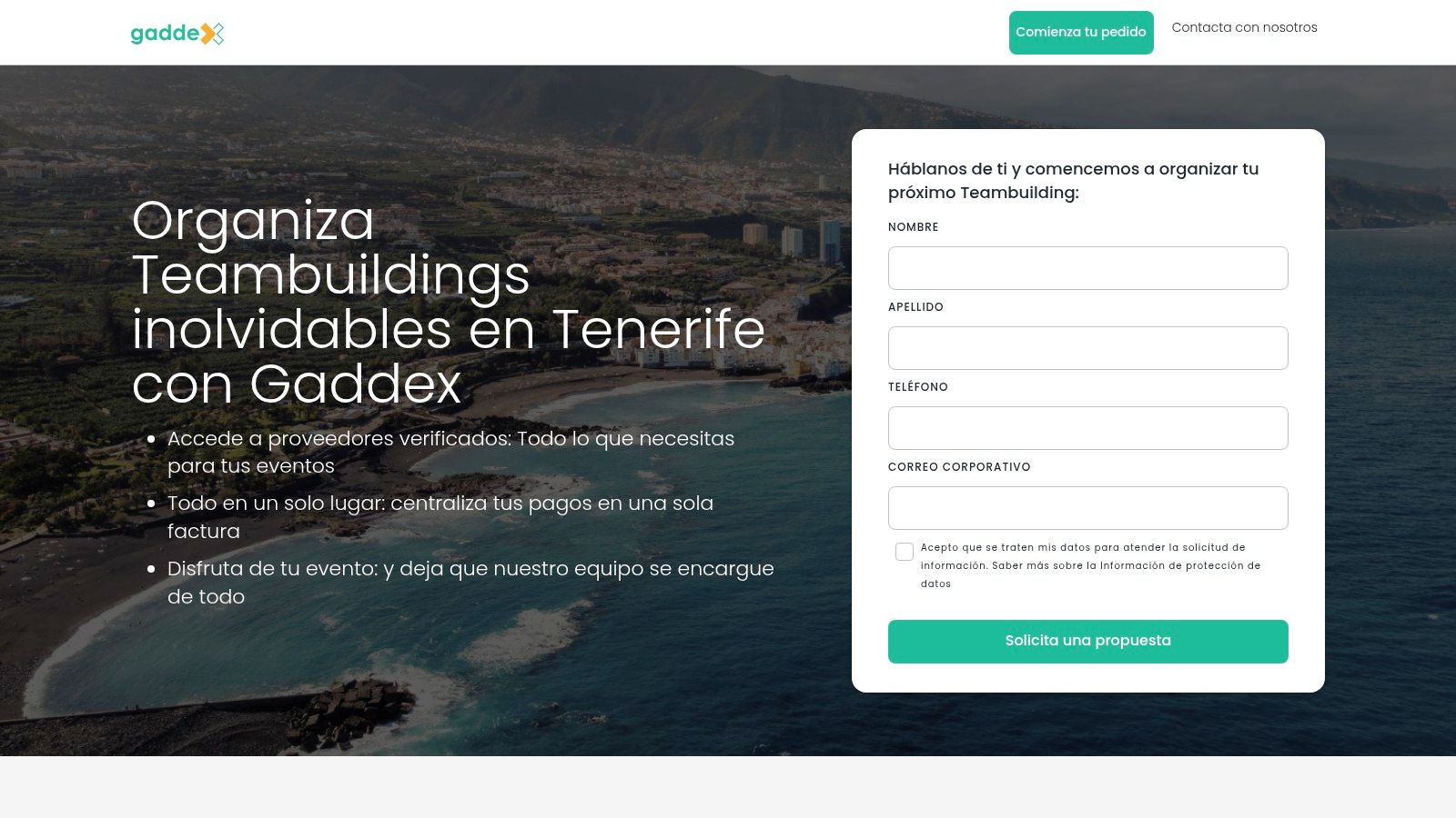 Organiza Teambuildings inolvidables en Tenerife con Gaddex