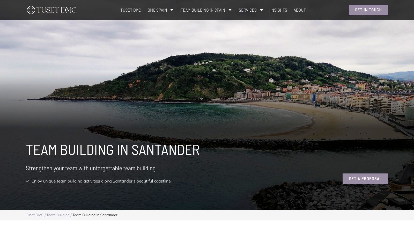 Tuset DMC (DMC Spain) – Team building en Santander