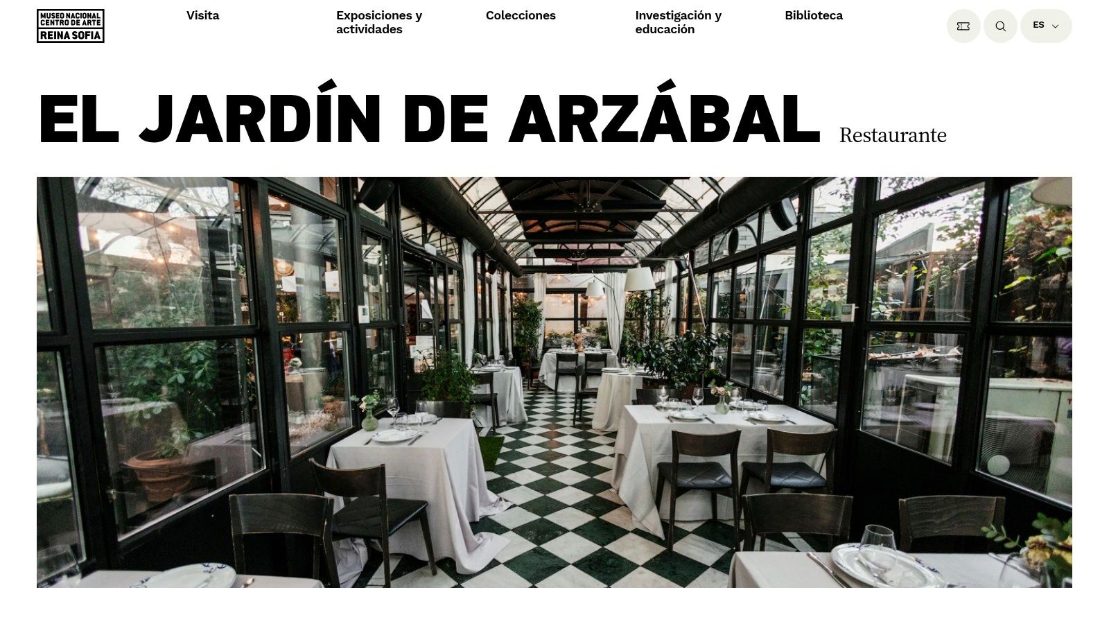 El Jardín de Arzábal (Arzábal – Museo Reina Sofía)