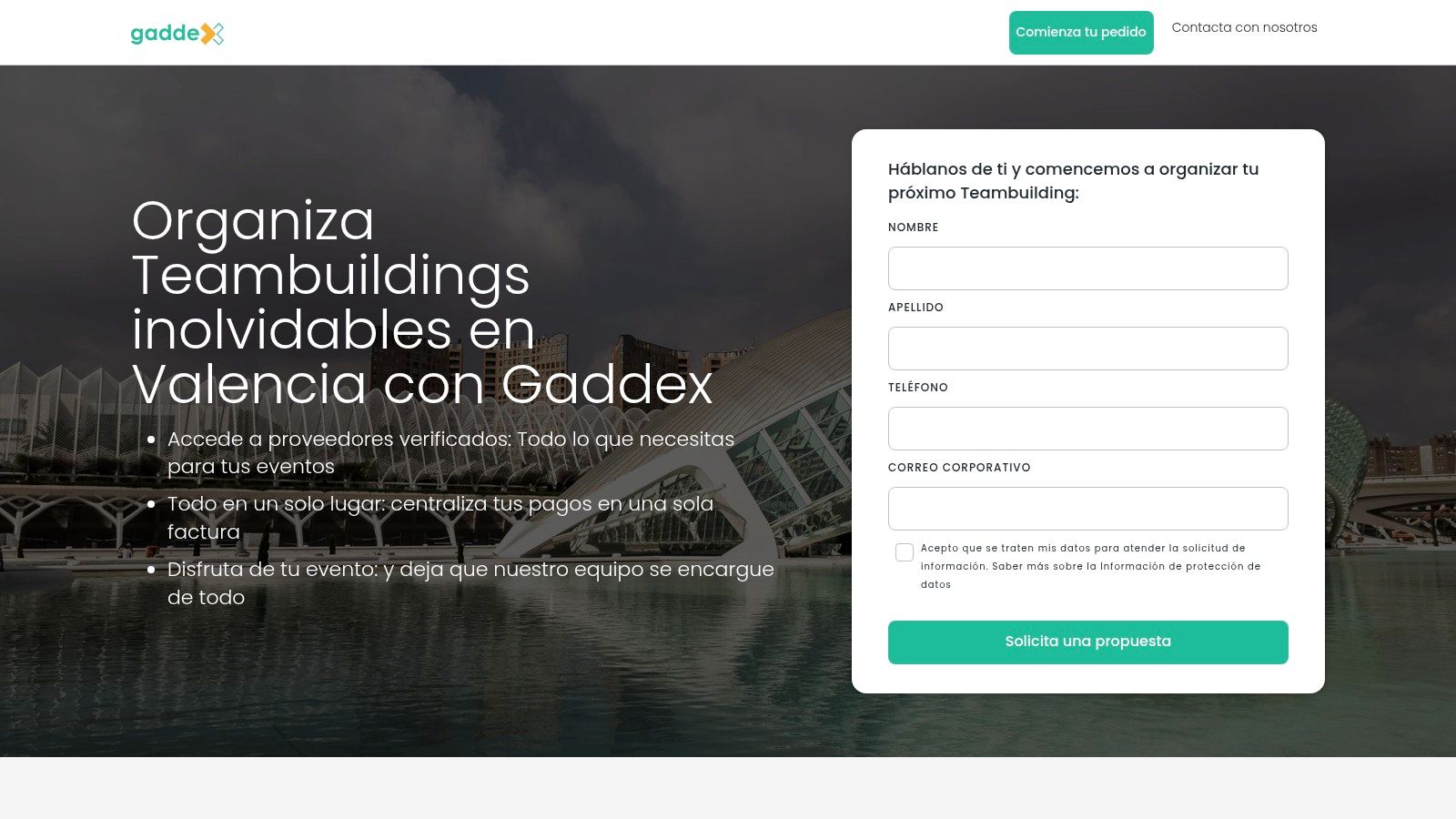 Teambuilding en Valencia