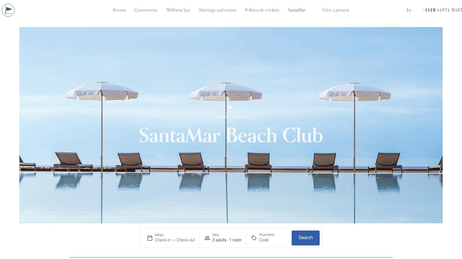 SantaMar Beach Club – Hotel Santa Marta 5*